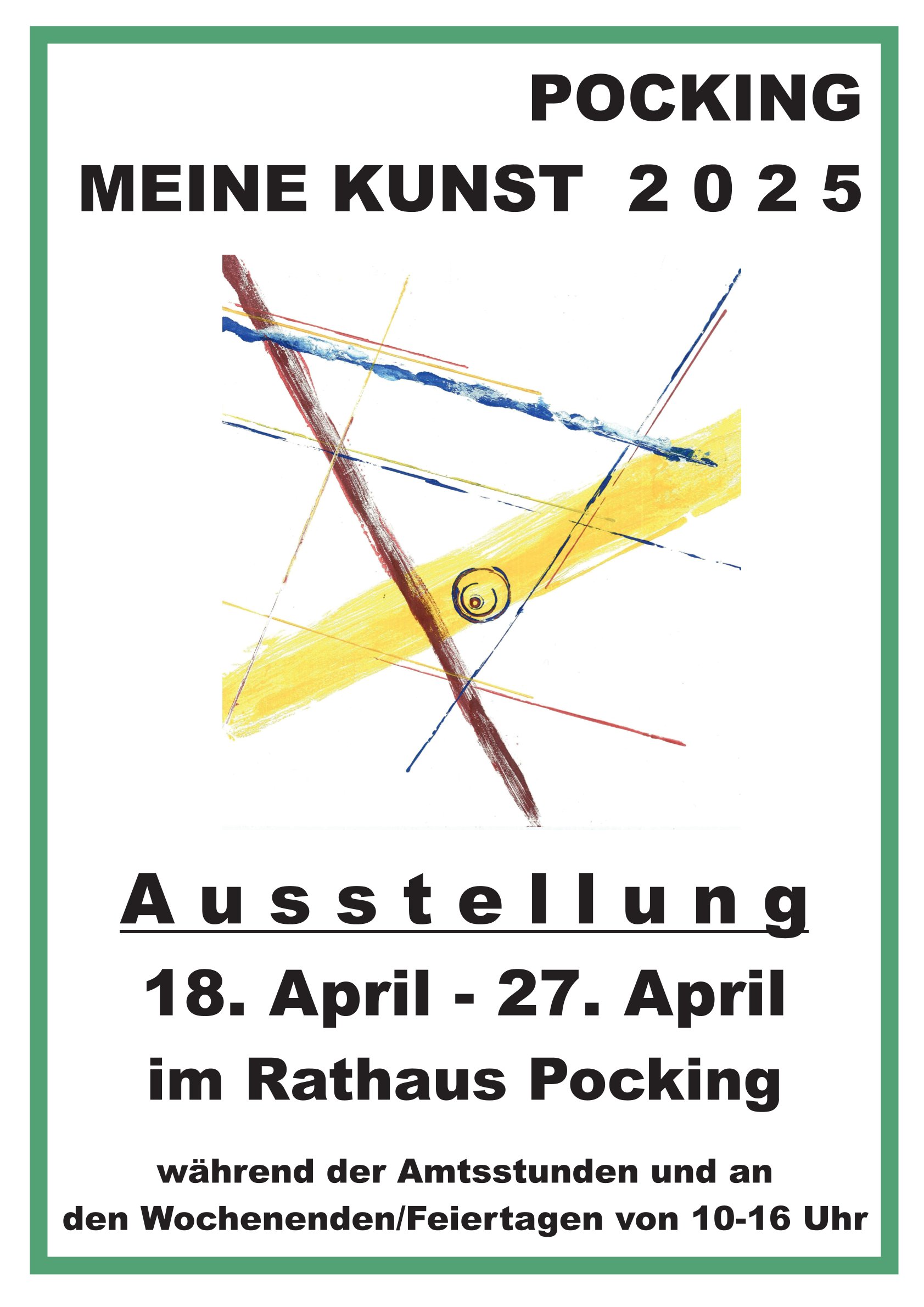 Plakat 2025 Meine Kunst