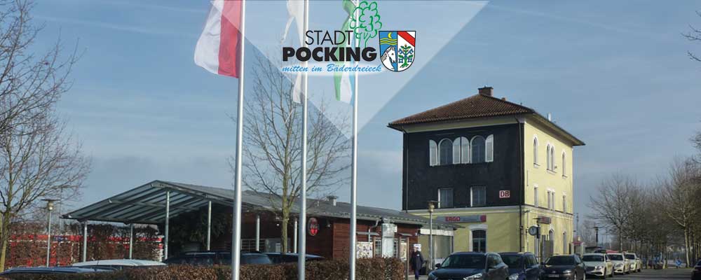 pocking ansicht bahnhof